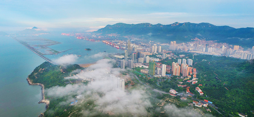 海州灣連島段 連云港的藍(lán)色明珠